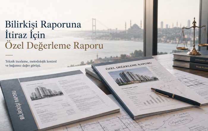 Bilirkişi raporuna itiraz için özel gayrimenkul değerleme raporu